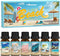 ARVIDSSON Beach Fragrance Oils Set, Summer Essential Oils for Diffuser - Beachy