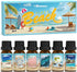 ARVIDSSON Beach Fragrance Oils Set, Summer Essential Oils for Diffuser - Beachy