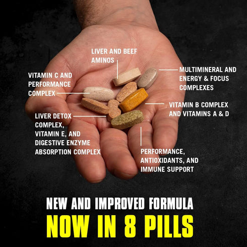 Animal Pak - 30 Count - Convenient All-in-One Vitamin & Supplement Pack for Sports Nutrition Performance with Zinc,