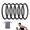 Lyreh 6pcs Patellar Tendon Support Straps, Silicone Patella Band Stabilizer with Storage Bag