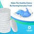 Night Guard Cleaner Tablets, Antibacterial Cleanse for Retainer & Denture, Removes Stains, Plaque, Odor for False Teeth