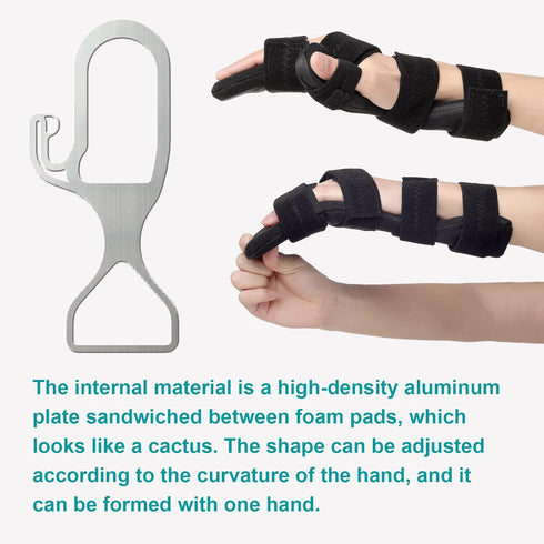 Immobilizer, Sylong Stroke Resting Hand Splint Carpal Tunnel Wrist Brace Night Finger Stabilizer Wrap - for Muscle