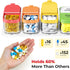 Odaro Extra Large Weekly Pill Organizer - XL Pill Box 7 Day AM PM Jumbo Medicine Organizer - Rainbow