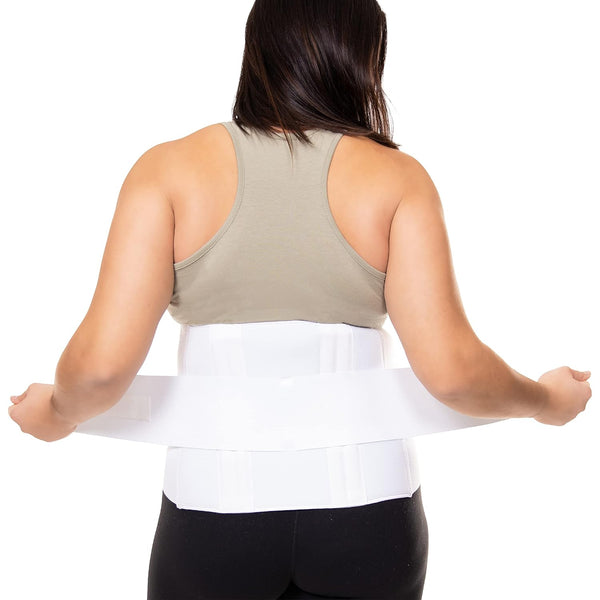 BraceAbility Plus Size Back Brace for Lower Back Pain Relief, Bariatric Support Belt for Injury Recovery (7XL)