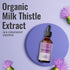 HERBAMAMA Milk Thistle Liquid Drops, Organic Milk Thistle Seed Tincture for Liver Detox, Alcohol-Free - 2 fl oz