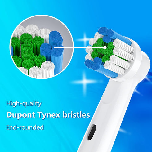 Replacement Toothbrush Heads for Oral B Electric Toothbrushes, 4 Count, Small Round Head for Pro Series
