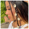 Vintage Dreadlock Hair Rings Clips, 5 Pcs Shell Braid Hair Hoops for Women and Girls