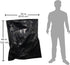 Reli. ProGrade Heavy Duty Contractor Bags, 42 Gallon, Black (20 Bags w/Ties) - 39 Gal, 40 Gal, 45 Gal Garbage Bags