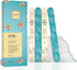 Onsen Secret Japanese Nail File, Professional 20-Pack Double Sided Natural & Acrylic Nail Filers, Disposable