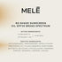 Mele Sunscreen Oil No Shade SPF 30 for UV Protection, Blends In Without a Trace (1 oz)