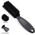 Patelai 2 Pcs Black Barber Blade Cleaning Brush for Clipper Cleaning, Nail Cleaner Styling Brush for Trimmer Manicure