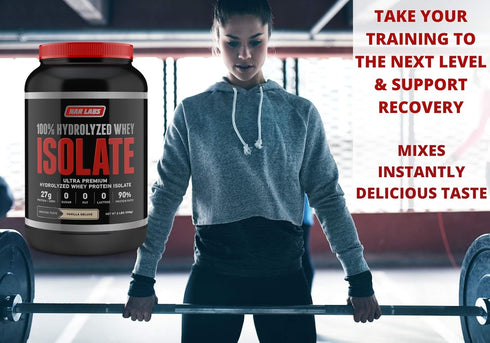 Hydrolyzed Whey Protein Isolate, 2 lbs. Vanilla