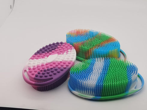 Silicone Body Brush, Exfoliating Body Scrubber, 3 Pack for All Kinds of Skin