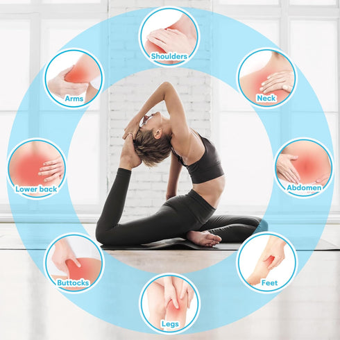 Easy@Home Rechargeable Wireless TENS Unit - FSA Eligible Electric EMS Pain Relief Device