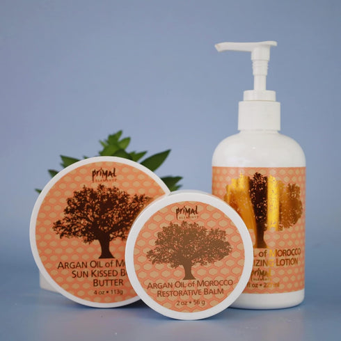 Moroccan Argan Oil Restorative Balm, Primal Elements, 2 Ounce