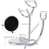 Shaving Stand and Double Stainless Steel Design - Shave Soap Bowl for Thick Lather, Unbreakable