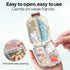 ZHIYES 7 Compartments Travel Pill Organizer, Foldable Portable Airtight Daily Pill Box, Compact Pill Case for Purse