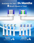 Rotating Electric Toothbrush for Adults, 8 Brush Heads, 4 Modes, Rechargeable Power, 2 Min Smart Timer, Dark Blue