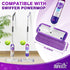 HOMEXCEL Reusable Microfiber Mop Pads, 8 Pack, Compatible with Swiffer PowerMop, Machine Washable for Multi-Surface