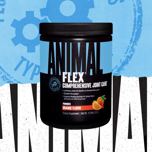 Animal Flex Powder, Joint Support Supplement, 30 Scoops, Pain Relief with Turmeric, Glucosamine, Chondroitin
