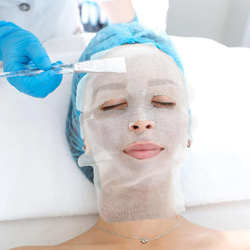 Maitys 150 Pieces Pre-cut Gauze Facial Cotton | Beauty Gauze for Facial Spa and High Frequency Skin Care
