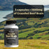 Primal Being Grassfed Beef Brain Supplement, Supports Memory, Mood, Focus, Energy, Cognitive Health - 90 Capsules,