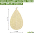 3 Pack Natural Loofah Dish Sponge, 100% Biodegradable Compostable Vegetable Scrubber for Kitchen, Eco Friendly Zero