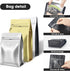Valve(60pcs,8 oz,1/2 lb) Packaging Coffee Bags with Vented Coffee Beans Bags High Barrier Aluminumed Foil Flat Bottom
