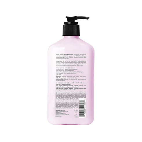 HEMPZ Body Lotion - Pomegranate - Bright Citrus, Daily Moisturizing Cream, 17oz