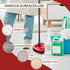 Scrub Brush - 2 Pack Spin Mop Scrub Brush Head Compatible for Easywring 1 Tank System, Stiff Bristle Cleaning Brush