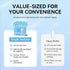Hyaluronic Acid Mouthwash, Alcohol-Free Oral Rinse for Fresh Breath, Healthy Gums, 40 Travel Packs, Fresh Mint