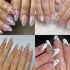 8 Sheets Star Nail Art Stickers, Gold Silver Shiny Star Nail Design, Nail Art Supplies for Women