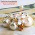 Small Sparkly Pearl Rhinestone Hair Clips - Set of 5 PCS Butterfly Hair Accessories for Women Girls in Wedding Prom