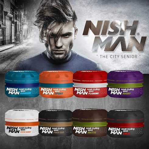 nishman Hair Styling Gel Wax Series, 150ml (Pack of 1, 02 Sport)