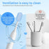 HEBEILF 6 Pcs Toothbrush Covers Toothbrush Covers CapsReplaceable Electric Toothbrush Head Cover Silicone Toothbrush