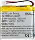3.7V 1200mah Li-Polymer Battery Replacement for Sony WH-1000XM3, WH-1000XM4, WH-XB900N, WH-H910N, WH-CH710N