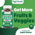 Gummies Immunity 60 Gummies Super Greens - Green Superfoods Supplement with Spinach, Broccoli, Kale, Beet Root