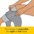 FUTURO For Her Knee Support, One Size, Gray - 95341EN