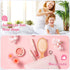 Mini Hair Brush - Detangling Brush for Thick Curly Thin Long Short Hair, Pocket Travel Paddle Brush