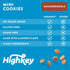 Pack 6.75oz 3-Pack HighKey Cookies Variety - Low Carb No Added Sugar Chocolate Chip Cookie, Snickerdoodle, Brownie