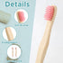 48 Pcs Kids Bamboo Toothbrushes - Soft Bristle, Individually Wrapped Toddler Toothbrushes for Home Travel Oral Supplies