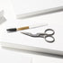 Tweezerman Brow Shaping Scissors and Brush, Stainless Steel Eyebrow Trimming