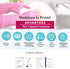 MAMISON Pink Kitchen Rubber Glove (XXL) - Reusable Waterproof Household Cleaning