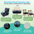 (Set Gel Wheelchair Seat Cushion,Bed Sore Cushions for Butt,hemorrhoid Pillow,Sciatica,Coccyx,Pressure Sore & Ulcer