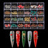 Nail Art Decoration Kit, 240Pcs Christmas Nail Charms Rhinestones Mixed Designs for Nails Crafts Accessories