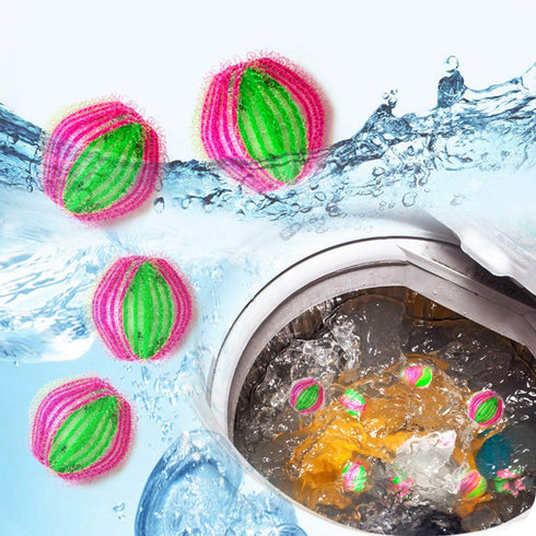 Pet Hair Remover for Laundry - Non-Toxic Reusable Dryer Balls to Remove Long Hair from Dogs and Cats