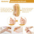 Nail Brush for Cleaning Fingernails, 2 Pieces Wooden Scrub Brushes with Natural Boar and Sisal Bristle