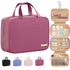 HOTOR Travel Toiletry Bag with Hanging Hook, Spacious Waterproof Bag for Women & Men, Makeup Bag/Big Compartment for