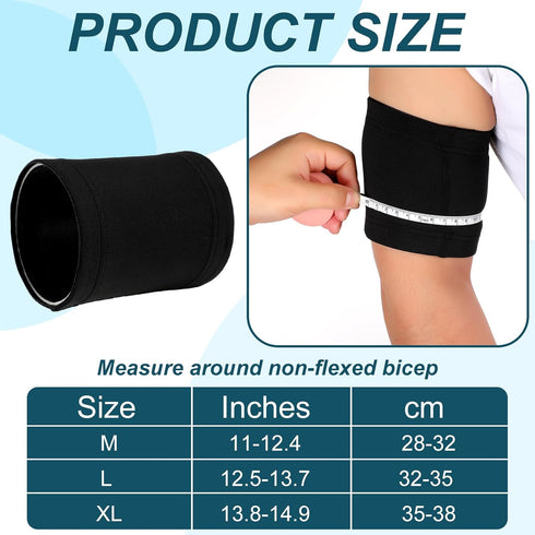 4 Pcs Diabetes Arm Band Diabetes Sensor Cover Washable Reusable Diabetic Sensor Armband Sleeve for Diabetic Supplies Sports(Small/Medium)