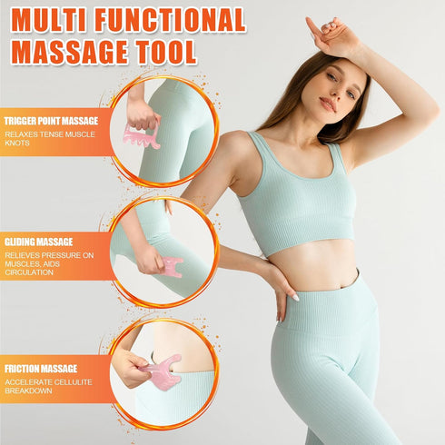 HTHLNG Large Fascia Massage Blaster Tool Deep Tissue Myofascial Release & Cellulite Massager, Trigger Point Therapy